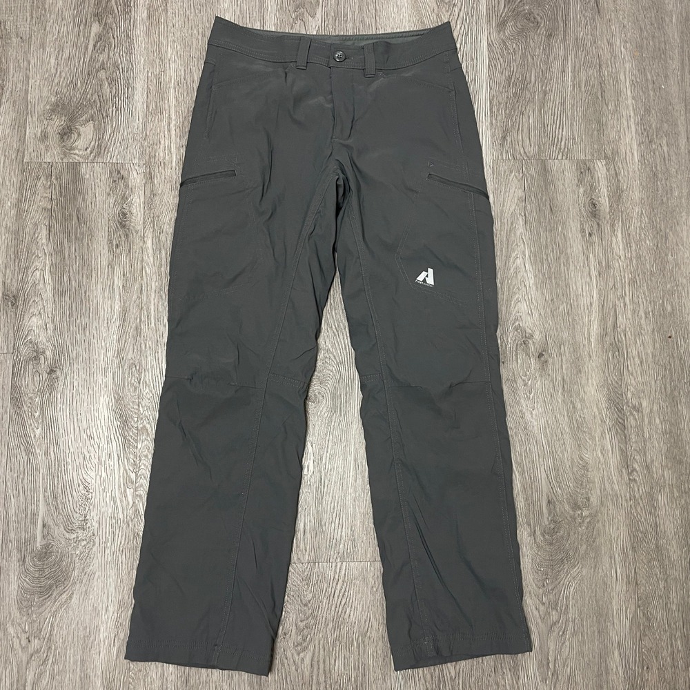 Eddie Bauer Pants Mens 30x30 Gray First Ascent Fleece Lined Guide Pro Hiking
